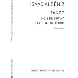 Albeniz Tango In D From Espana Op.165 No.2 Piano