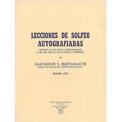 Bustamante Lecciones De Solfeo I