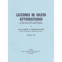 Bustamante Lecciones De Solfeo Iii