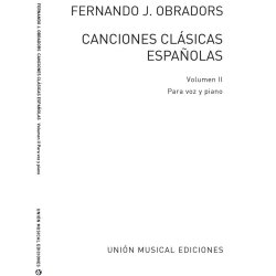 Obradors Canciones Clasicas Espanolas Vol.2 Vce/pf