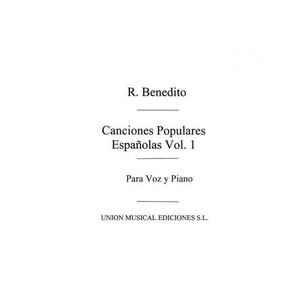 Benedito: Canciones Pop Espanolas Vol.1