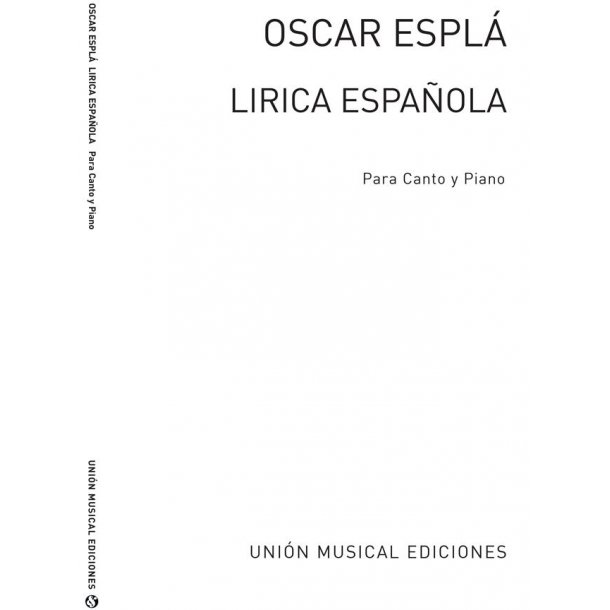 Espla: Lirica Espanola, Cuaderno III Volume 3