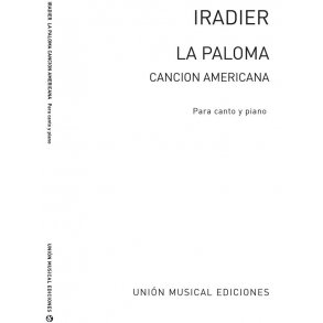 Yradier La Paloma Habanera Voice/piano