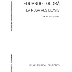 Toldra La Rosa Als Llavis Voice/piano