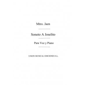 Jaen: Soneto A Joselito for Voice And Piano