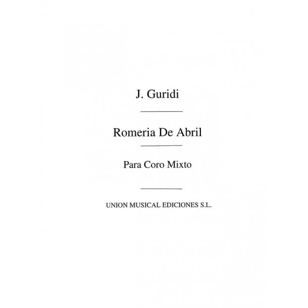 Guridi: Romeria De Abril Habanera