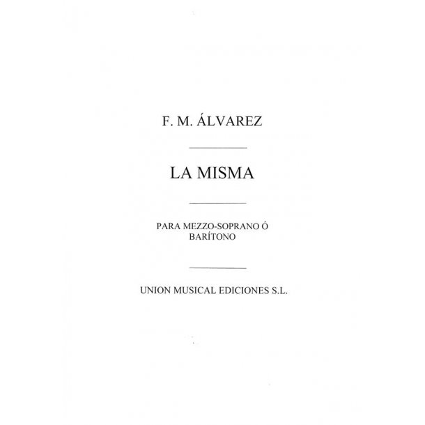 Alvarez: A Granada for Mezzo-soprano