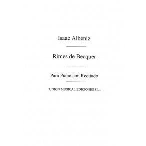 Albeniz: Cinco Rimas De Becquer for Voice and Piano