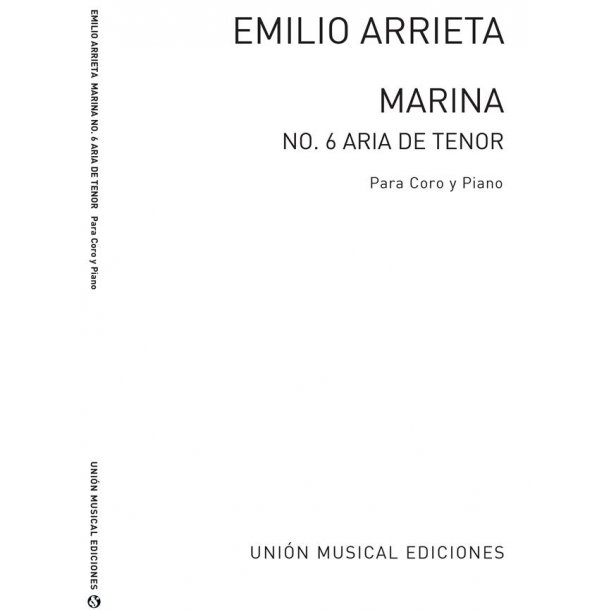 ARRIETA MARINA NO.6 ARIA DE TENOR/SATB/PIANO