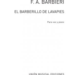F.A. Barbieri: El Barberillo De Lavapies Vocal Score