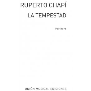 Chapi: La Tempestad Partitura