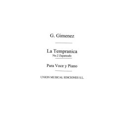 Geronimo Gimenez: Zapateado No.2 From La Tempranica For Voice And Piano