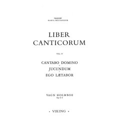 Holmboe Cantabo Domino Op 61b Ssatbb