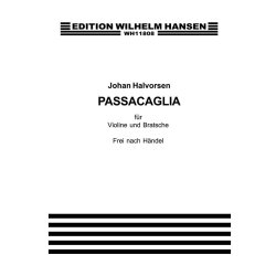 G.F. Handel/Johan Halvorsen: Passacaglia In G Minor For Violin And Viola (Score/Parts)