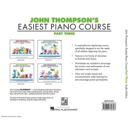 John Thompson's Easiest Piano Course: Part Three (Book And CD)