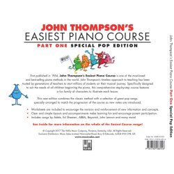 John Thompson's Easiest Piano Course: Pop Edition