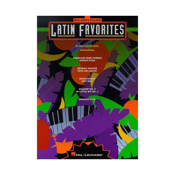 Latin Favourites Big-Note Piano