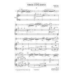 Oboe Concerto (Oboe/Piano Reduction)