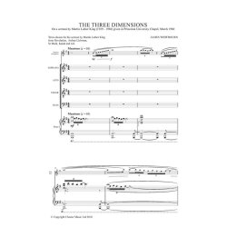 The Three Dimensions : (from the Bible) Vocal Score