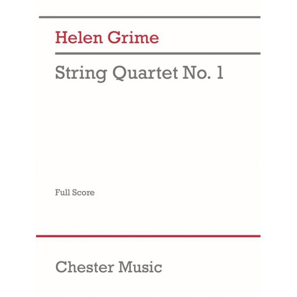 String Quartet No.1 Score