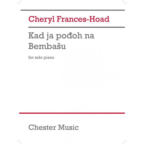 Kad ja po&#273;oh na Bemba&scaron;u