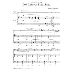 Old Chinese Folk-Song