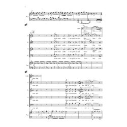 Of Trumpets and Angels : SATB, Soprano Solo and Piano