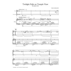 Twilight Falls On Temple View