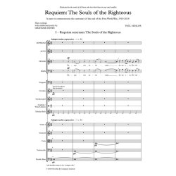 Requiem 'The Souls of the Righteous' (Full Score)