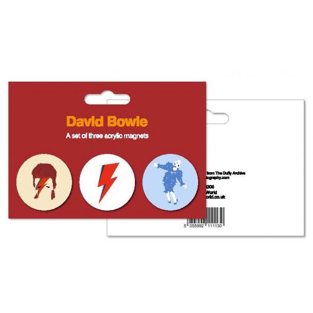 My World: Magnets - Bowie, Set Of 3