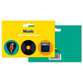 My World: Magnets - Music, Set Of 3