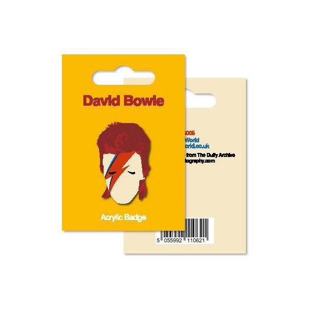 My World: Acrylic Badge - Bowie