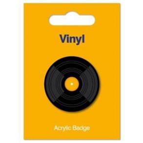My World: Acrylic Badge - Vinyl