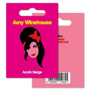 My World: Acrylic Badge - Amy Winehouse