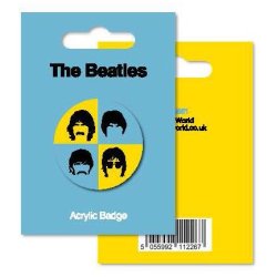 My World: Acrylic Badge - The Beatles
