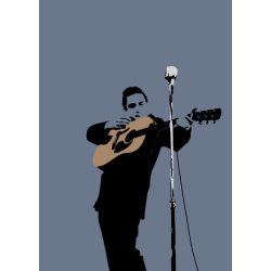 Pop Art: Johnny Cash - Greeting Card