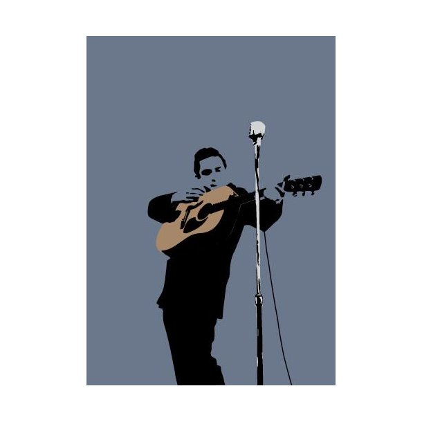 Pop Art: Johnny Cash - Greeting Card