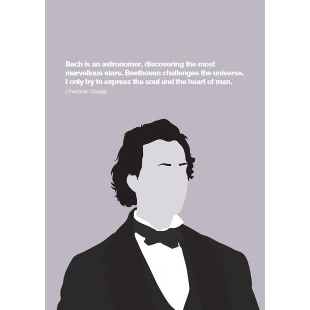 Chopin Portrait Greetings Card
