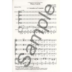 Carl Rtti: Three Carols (SATB/Organ)