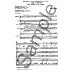 Tarik O'Regan: Haec Deum Celi (SATB)