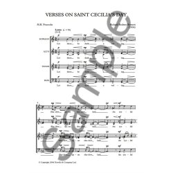 Richard Rodney Bennett: Verses On St. Cecilia's Day