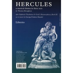 Thomas Broughton: Hercules - A Musical Drama In Three Acts (Libretto)