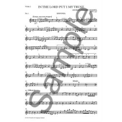 Handel Lord Put Trust (Cranmer) Pts