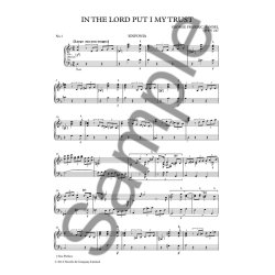 G.F. Handel: In The Lord Put I My Trust HWV 247 (Vocal Score)