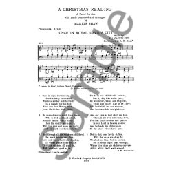 Martin Shaw: Christmas Reading (Vocal Score)