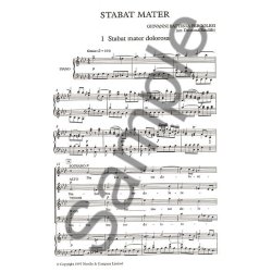 Giovanni Pergolesi: Stabat Mater (Novello Edition - Vocal Score)