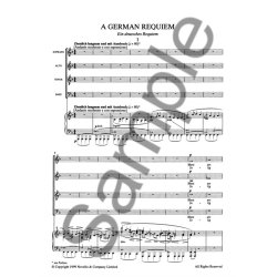 Johannes Brahms: A German Requiem (Vocal Score)
