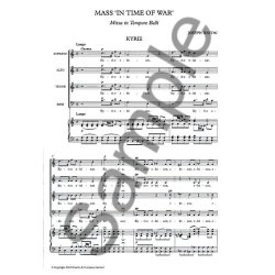 Joseph Haydn: Mass In Time Of War (Vocal Score Ed. Pilkington)