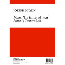 Joseph Haydn: Mass In Time Of War (Vocal Score Ed. Pilkington)
