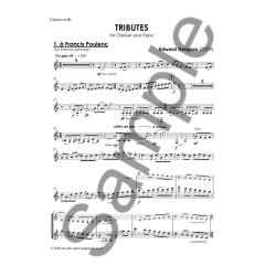 Edward Gregson: Tributes (Clarinet/Piano)